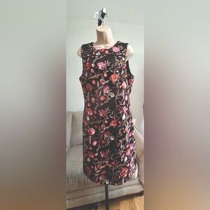 White House Black Market Tapestry Style Dress Size 14